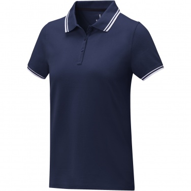 Logo trade promotional product photo of: Amarago short sleeve women's tipping polo